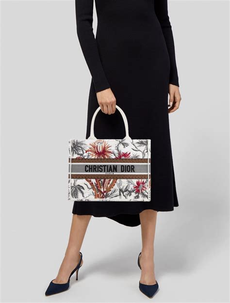 christian dior medium book tote.